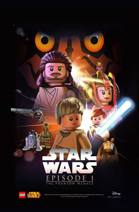 LEGO Star Was Movie Poster Episode 1 280