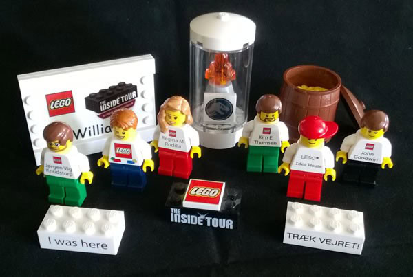 lego inside tour goodies