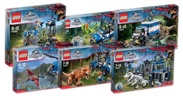 lego jurassic world sets 2015