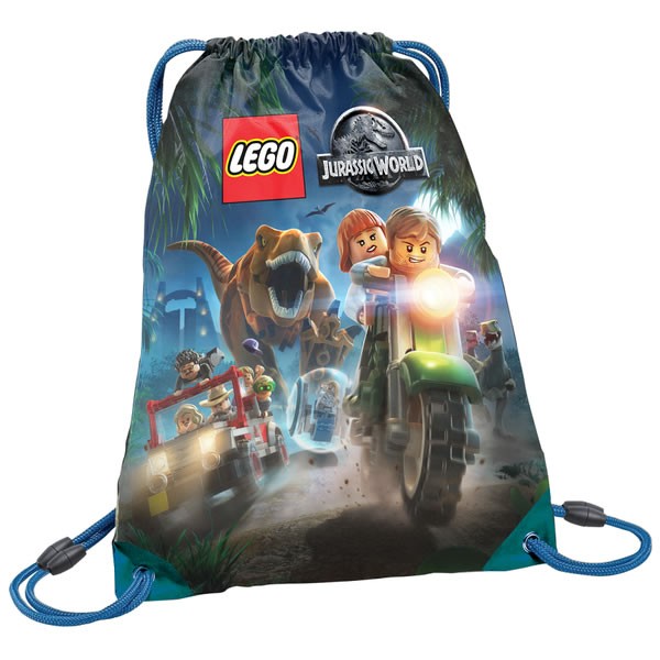 lego jurassic world tote bag