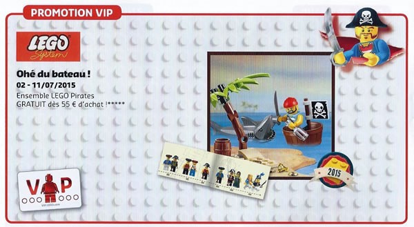 lego pirates vip promotion june 2015