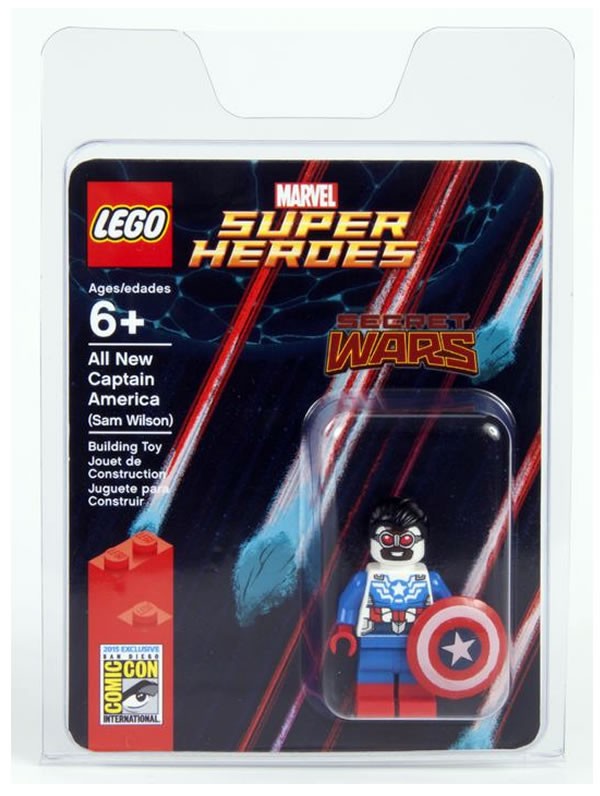 sdcc 2015 exclusive captain america minifigure sam wilson