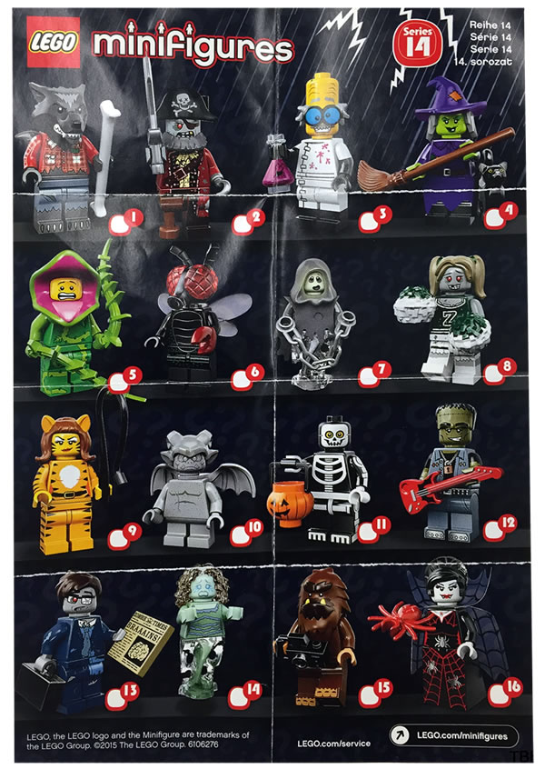 71010 Collectible MInifigures Series 14