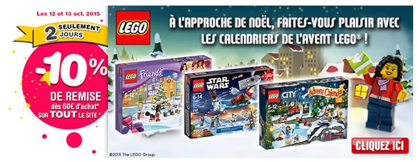 tru remise lego octobre 2015