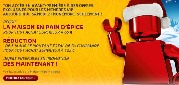 offres vip novembre 2015 lego shop