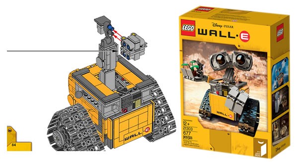 21303 walle lego ideas