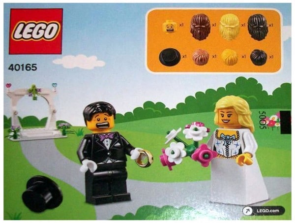 40165 Minifigure Wedding Favour Set