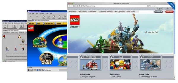 lego 20 ans site internet