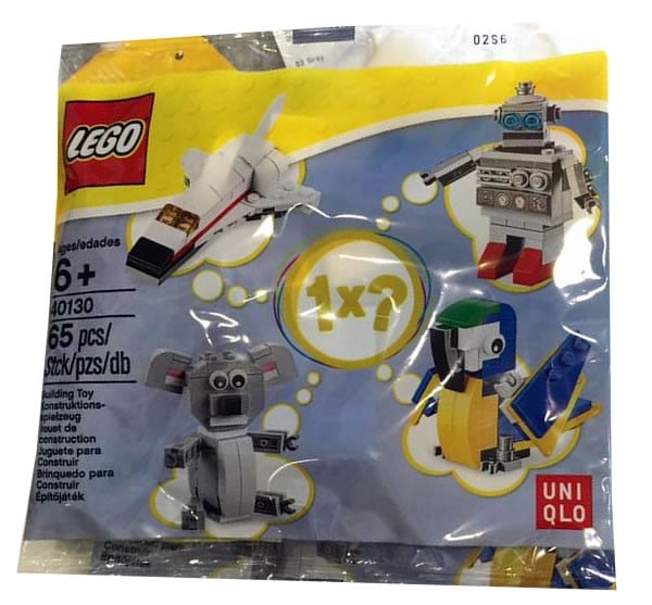 LEGO Uniqlo promotional polybags