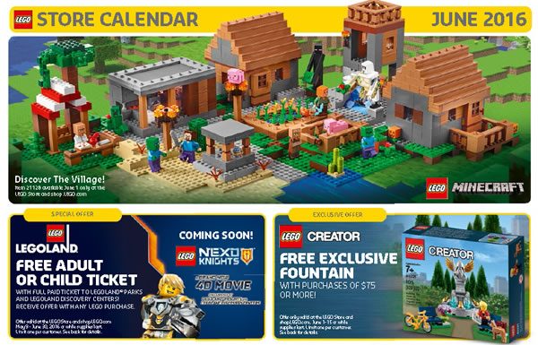 lego store calendar us june 2016