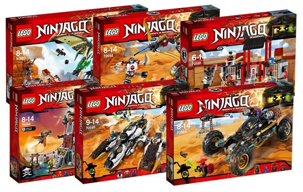 new lego ninjago second half 2016