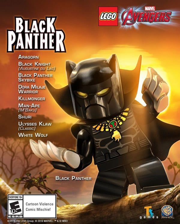 LEGO Marvel Avengers Classic Black Panther DLC