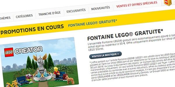 40221 LEGO Creator Fountain