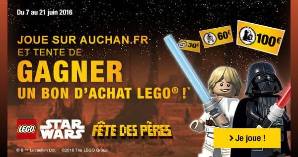 bon achat lego auchan