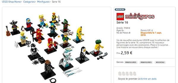 71013 LEGO Collectible Minifigures Series 16