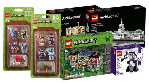 new lego sets fall 2016 minecraft architecture seasonal halloween