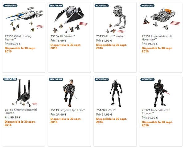 lego star wars rogue one shop hopme pricing confirmed