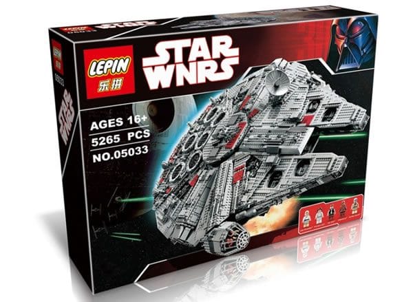 lepin fake millennium falcon