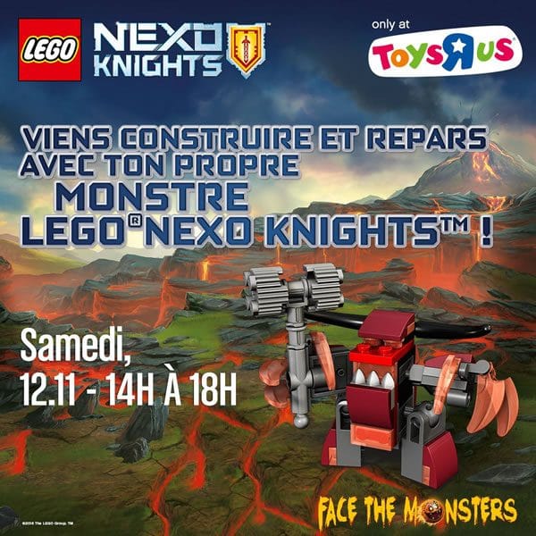 Animation LEGO Nexo Knights chez Toys R Us