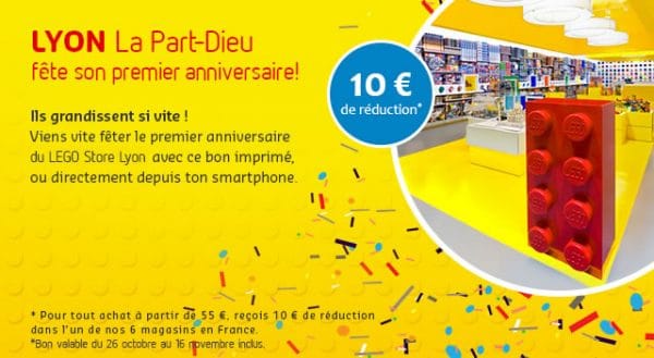 anniversaire lego store lyon