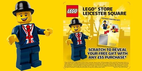 lego store leicester squaree offer exclusive minifigure