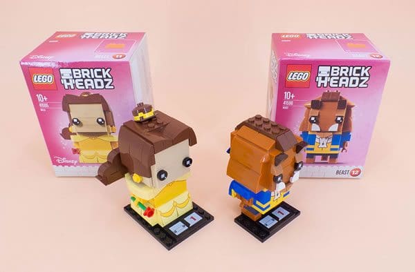 LEGO BrickHeadz 41595 Belle et 41596 Beast