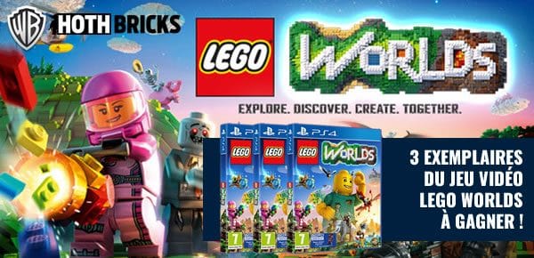 Concours : Trois exemplaires du jeu LEGO Worlds à gagner !