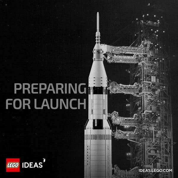 LEGO IDEAS : décollage imminent pour le lanceur Saturn V