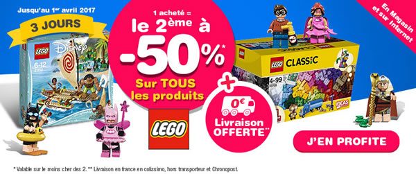 Le 2ème set LEGO acheté à -50% chez Toys R Us