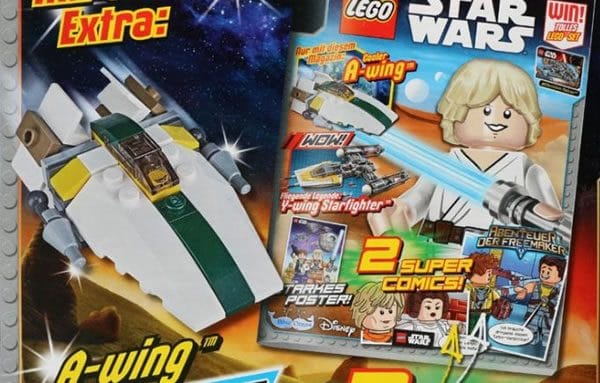 LEGO Star Wars Magazine : Un A-Wing avec le numéro de juin 2017