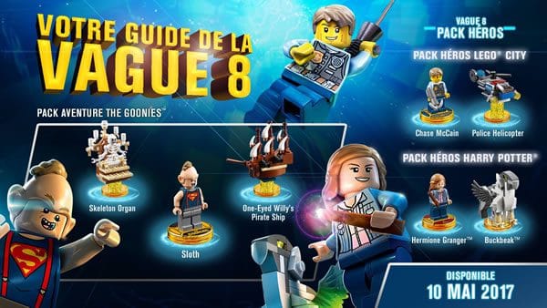 LEGO Dimensions : en route pour la 8ème vague de packs d'extension