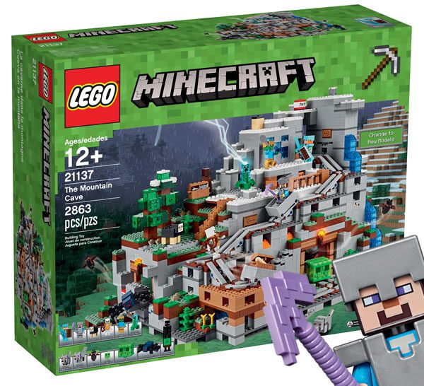 LEGO Minecraft 21137 The Mountain Cave : Tout ce qu'il faut savoir