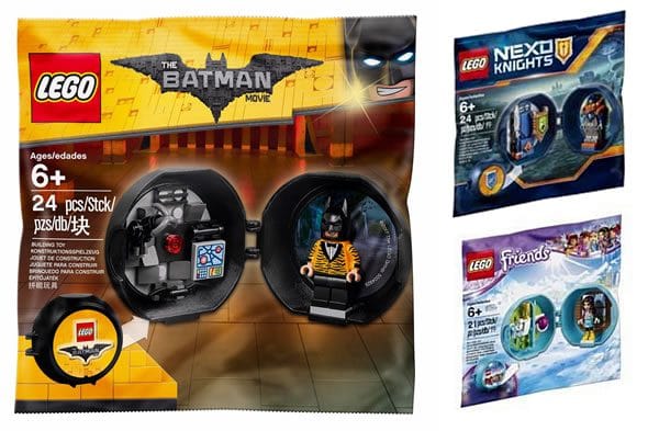 Polybags avec "Pods" LEGO : versions Nexo Knights et Friends en approche