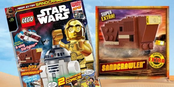 LEGO Star Wars Magazine : Un Sandcrawler avec le numéro de juillet 2017