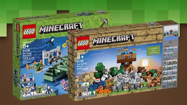 LEGO Minecraft : visuels officiels des sets du second semestre 2017