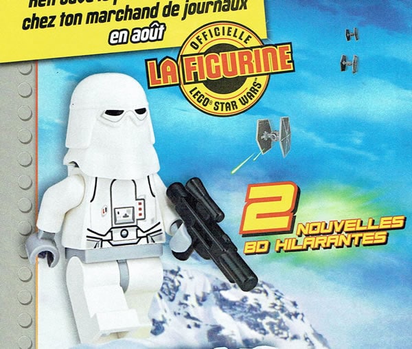 LEGO Star Wars Magazine : Un Snowtrooper avec le numéro d'août 2017