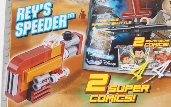 LEGO Star Wars Magazine : Le Speeder de Rey avec le numéro de septembre 2017