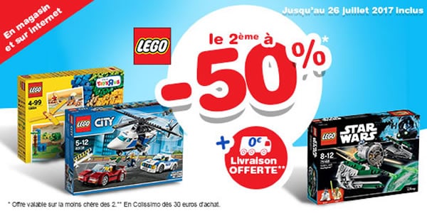 promo toysrus lego juillet 2017