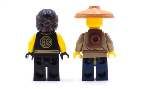 70609 lego ninjago movie manta ray bomber minifigs back