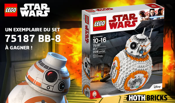 Concours : un set LEGO Star Wars 75187 BB-8 à gagner !