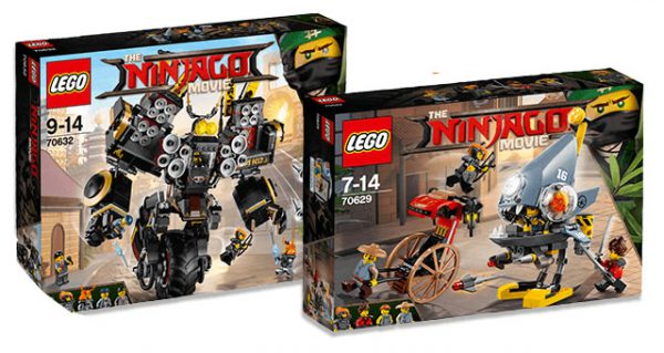 The LEGO Ninjago Movie : premiers visuels des set 70632 Cole's Quake Mech et 70629 Piranha Attack