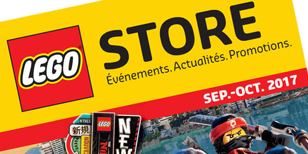 LEGO Store Calendar - Septembre/octobre 2017