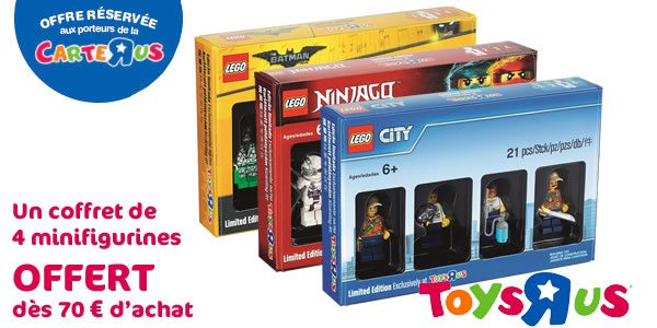 toys r us promotion exclusive lego minifigures ninjago city batman