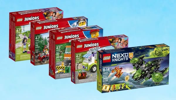 Nouveautés LEGO Juniors / Nexo Knights 2018 : encore des visuels