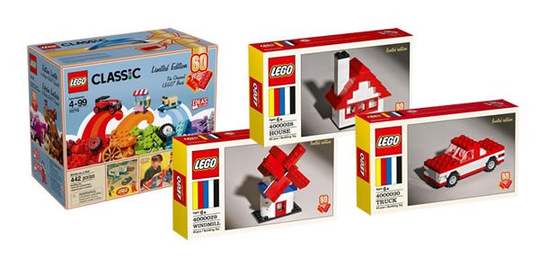 60ème anniversaire de la brique LEGO : quelques sets en édition limitée