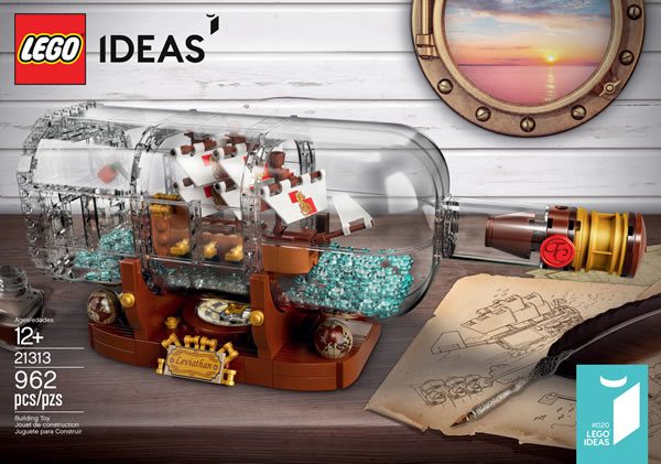 LEGO IDEAS 21313 Ship in a Bottle