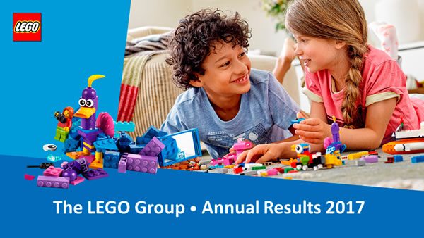 Conférence de presse : LEGO dévoile ses chiffres pour 2017