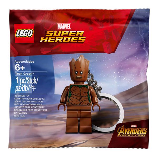 5005244 LEGO Teen Groot Keychain