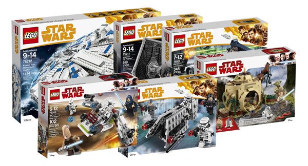 Nouveautés LEGO Star Wars 2018 : Encore des visuels officiels