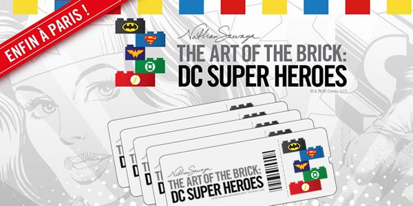 The Art of the Brick DC Super Heroes